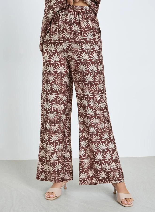 Styli  Women Printed Oversized Short And Trousers Co-Ords for Women | Best Price UAE